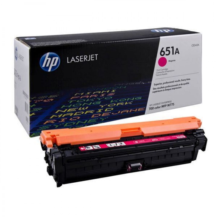 Kартридж 651A для принтера LJ Enterprise 700 color MFP M775 (O) magenta, CE343A
